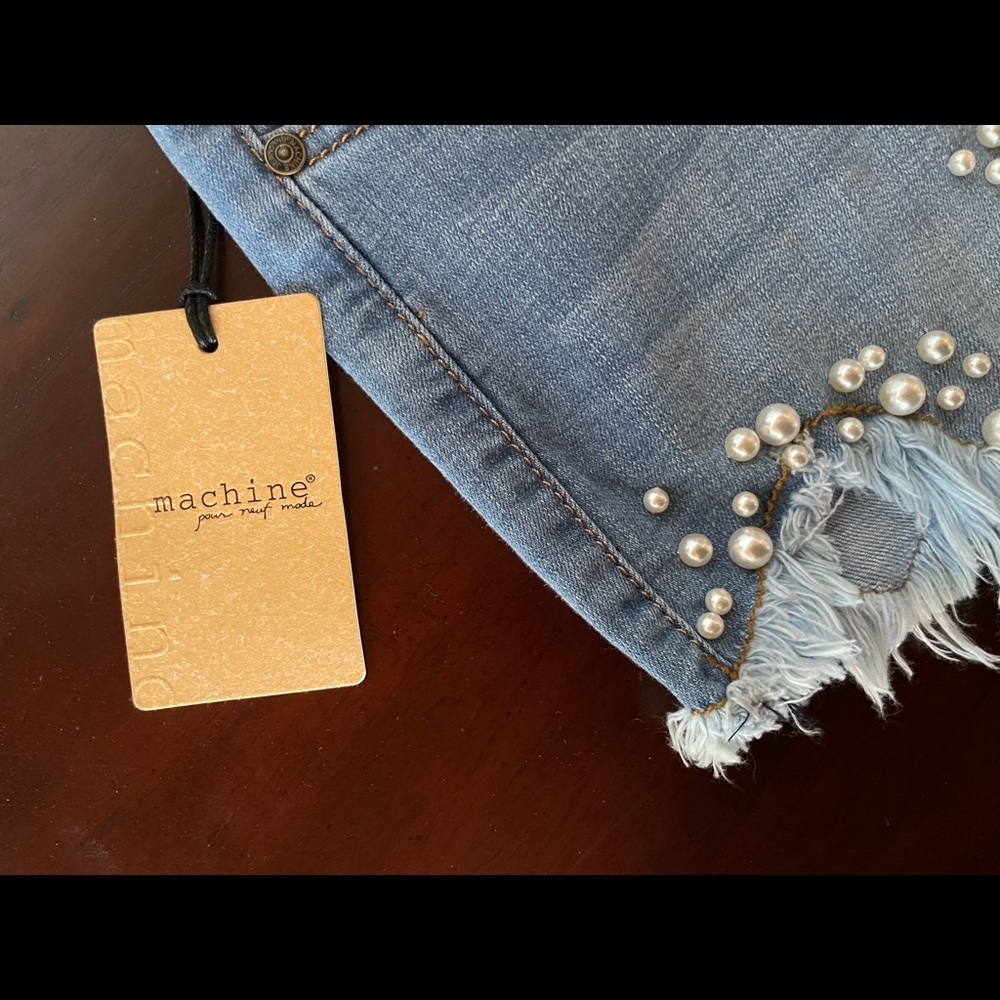Machine Jean Shorts - Picture 5 of 6